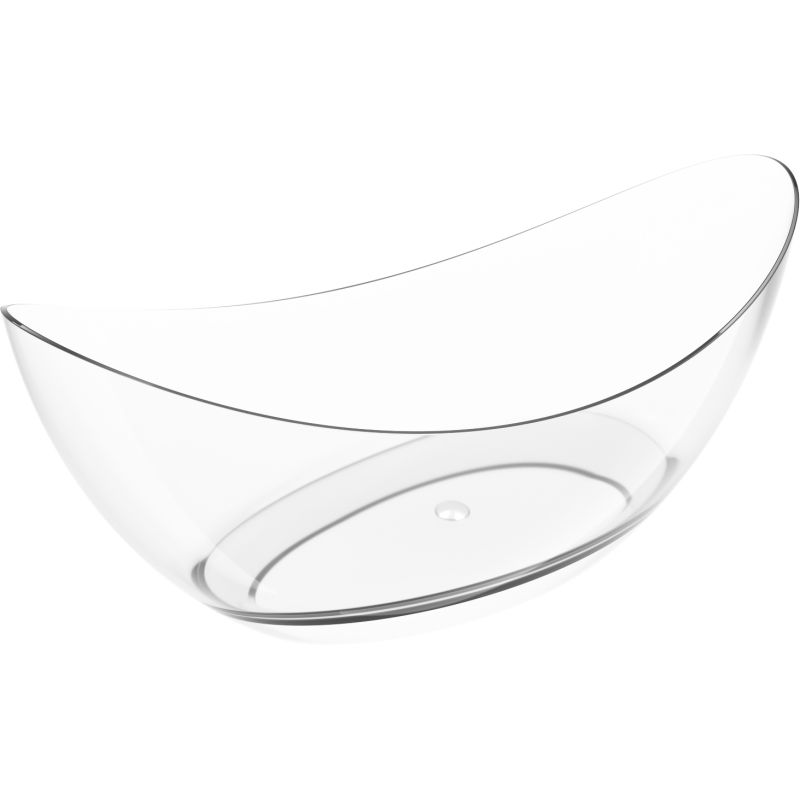 Mexen Vea clear wanna свободностояща прозрачна 180 x 80 cm, хром запушалка - 58091808008