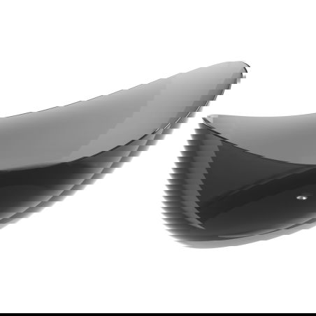 Mexen Vea черна свободностояща вана прозрачна 180 x 80 cm, хромиран клапан - 58091808013