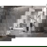 Mexen Lunar L петстенен душ кабина с врата, лява - 80 x 90 см, прозрачен, хром - 831L-080L-090P-01-00-L
