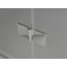 Mexen Mist H T лява кабина за душ с врата 70 x 85 см, прозрачна, хром - 8A5T-070-085-01-00-L