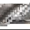 Mexen Lunar петостенна душ кабина с врата надясно 80 x 90 см, прозрачна, хром - 831-080P-090L-01-00-P