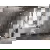 Mexen Lunar петостатна душ кабина с панти, дясна 90 x 100 см, прозрачна, бяла - 831-090P-100L-20-00-P