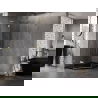 Mexen Lunar L петстенна лява душ кабина 80 x 90 см, прозрачна, златна - 831L-080L-090P-50-00-L