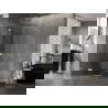 Mexen Lunar L петстенна лява душ кабина 80 x 90 см, прозрачна, златна - 831L-080L-090P-50-00-L