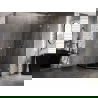 Петостенна дясна душ кабина Mexen Lunar 80 x 90 см, прозрачна, златна - 831-080P-090L-50-00-P