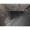 Mexen Lunar L петстенна душ кабина с врата на панти лява 80 x 90 см, прозрачна,