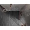Mexen Lunar L петостранна душ кабина с десен отварящ се механизъм 80 x 90 cm, прозрачна, розово злато - 831L-080P-090L-60-00-P