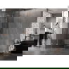 Mexen Lunar L петстенна душ кабина лява 80 x 90 см, прозрачна, четкан мед - 831L-080L-090P-65-00-L
