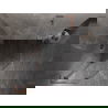 Mexen Lunar L петстенно душ кабина люлееща се лява 80 x 100 см, прозрачна, матиран мед - 831L-080L-100P-65-00-L