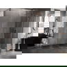 Душ кабина Mexen Lunar L с петстенка врата дясна 80 x 90 см, прозрачна, четкана мед - 831L-080P-090L-65-00-P