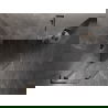 Mexen Lunar L петоъгълна душ кабина лява 90x100 см, прозрачна, четка сив пистолет - 831L-090L-100P-66-00-L