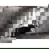 Mexen Lunar петстенна душ кабина с врата отдясно 80 x 90 см, прозрачна, четка в цвят gun gray - 831-080P-090L-66-00-P