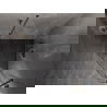 Mexen Lunar петстенна душ кабина с врата отдясно 80 x 90 см, прозрачна, четка в цвят gun gray - 831-080P-090L-66-00-P
