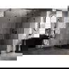 Mexen Lunar L петстенно душ кабина, овална, дясна 80 x 100 см, прозрачен, черен - 831L-080P-100L-70-00-P
