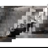 Mexen Lunar L петстенна плъзгаща се душ кабина лява 90 x 100 см, прозрачна, gun metal - 831L-090L-100P-95-00-L