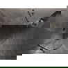Mexen Lunar петоъгълна душ кабина плъзгаща лява 90 x 100 см, прозрачна, gun metal - 831-090L-100P-95-00-L