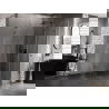 Mexen Lunar L петстенна душ кабина с врата на панти дясна 90 x 100 см, прозрачна, gun metal - 831L-090P-100L-95-00-P