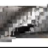 Mexen Lunar L петстенна душ кабина с врата на панти дясна 90 x 100 см, прозрачна, gun metal - 831L-090P-100L-95-00-P