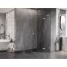 Mexen Lunar L петоъгълна душ кабина с отваряща се врата дясна 80 x 90 см,