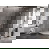 Mexen Lunar L петстенна душ кабина с дясно отваряне 80x100 cm, прозрачна, четкан никел - 831L-080P-100L-97-00-P