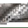 Mexen Lunar L петстенна душ кабина с дясно отваряне 80x100 cm, прозрачна, четкан никел - 831L-080P-100L-97-00-P