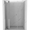 Mexen Mist L отварящи се душ врати 145 cm, прозрачни, хром - 8A4L-145-001-01-00