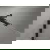 Mexen Mist L ляви душ врати с отваряне 115 cm, черна решетка, черни - 8A4L-115-000-70-77-L
