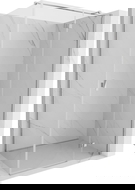 Mexen Mist-H T душ кабина с врата, отваряща се вдясно, 100 x 70 см, прозрачна, хром - 8A5T-100-070-01-00-P