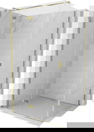 Mexen Mist-H T кабинен душ отварящ се наляво 115 х 110 см, прозрачен, златен - 8A5T-115-110-50-00-L