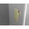 Mexen Mist H T лява душ кабина с крило 95 x 70 см, прозрачна, злато мат - 8A5T-095-070-55-00-L