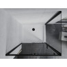 Mexen Apia плъзгаща се душ кабина 120 x 100 см, прозрачна, черна + поддушова