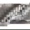 Mexen Lunar-B душ кабина отваряща надясно 80 x 80 см, прозрачна, хром - 832-080-080-01-00-P