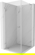 Mexen Lunar-B L лява душ кабина с панти 70 x 70 см, прозрачна, хром - 832L-070-070-01-00-L
