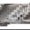 Mexen Lunar-B L лява душ кабина с отваряща врата 95 x 70 см, прозрачна, хром - 832L-095-070-01-00-L