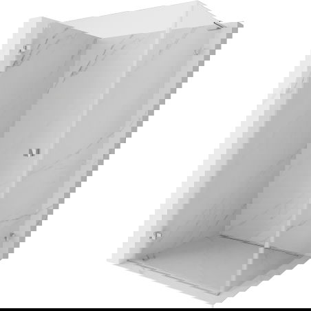 Mexen Lunar-B L лява душ кабина 85 x 80 см, прозрачна, хромирана - 832L-085-080-01-00-L