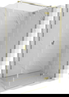 Mexen Mist-H T душ кабина с отваряща се врата, дясна 95 x 110 см, прозрачна, златна - 8A5T-095-110-50-00-P