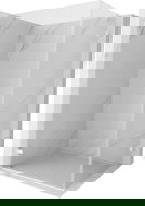 Mexen Lunar-B лява шарнирна душ кабина 100 x 80 cm, прозрачна, бяла - 832-100-080-20-00-L