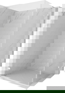 Mexen Lunar-B L душ кабина с отваряща се врата лява 90 x 70 см, прозрачна, бяла - 832L-090-070-20-00-L