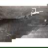 Mexen Lunar-B L лява душ кабина с врата 85 x 80 см, прозрачна, бяла - 832L-085-080-20-00-L