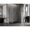 Mexen Lunar-B кабина за душ панел дясна 95 x 70 см, прозрачна, златна - 832-095-070-50-00-P