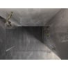 Mexen Lunar-B кабина за душ панел дясна 95 x 70 см, прозрачна, златна - 832-095-070-50-00-P