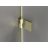 Mexen Lunar-B кабина за душ панел дясна 95 x 70 см, прозрачна, златна - 832-095-070-50-00-P