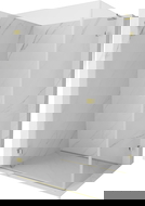 Mexen Lunar-B L лява душ кабина 75 x 70 см, прозрачна, златна - 832L-075-070-50-00-L