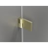 Mexen Lunar-B лява врата на душ кабина 100 x 80 см, прозрачна, злато матово - 832-100-080-55-00-L