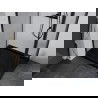 Mexen Apia душ кабина със сдвижни врати 120 x 80 см, прозрачна, черна + под душ Flat, черен - 840-120-080-70-00-4070B