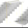 Mexen Mist H T лява душ кабина 85 х 110 cm, прозрачна, златиста четкана - 8A5T-085-110-55-00-L
