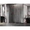 Mexen Lunar-B лява душ кабина 80 x 80 см, прозрачна, розово злато - 832-080-080-60-00-L