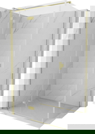 Mexen Mist-H T душ кабина, отваряща се наляво, 90 x 120 см, прозрачна, златисто матова - 8A5T-090-120-55-00-L