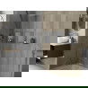 Mexen X-Wall-R вградена рафт с яка 30 x 30 см, инокс - 1910303010