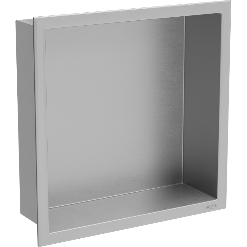 Mexen X-Wall-R нишева полица с фланец 30 x 30 см, инокс - 1910303010